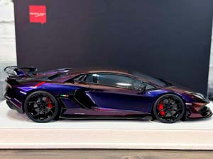 LAMBORGHINI AVENTADOR SVJ 2018 (LEIRION WHEEL) BLU HAL / ЛАМБОРГИНИ АВЕНТАДОР SVJ LEIRION КОЛЕСО BLU HAL (ЛИМИТ 44/80; 43/80) — фото 4