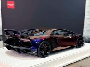 LAMBORGHINI AVENTADOR SVJ 2018 (LEIRION WHEEL) BLU HAL / ЛАМБОРГИНИ АВЕНТАДОР SVJ LEIRION КОЛЕСО BLU HAL (ЛИМИТ 44/80; 43/80) — фото 5