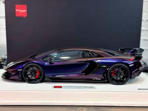 LAMBORGHINI AVENTADOR SVJ 2018 (LEIRION WHEEL) BLU HAL / ЛАМБОРГИНИ АВЕНТАДОР SVJ LEIRION КОЛЕСО BLU HAL (ЛИМИТ 44/80; 43/80) — фото 8