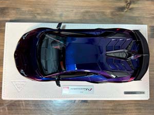 LAMBORGHINI AVENTADOR SVJ 2018 (LEIRION WHEEL) BLU HAL / ЛАМБОРГИНИ АВЕНТАДОР SVJ LEIRION КОЛЕСО BLU HAL (ЛИМИТ 44/80; 43/80) — фото 9