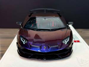 LAMBORGHINI AVENTADOR SVJ 2018 (LEIRION WHEEL) BLU HAL / ЛАМБОРГИНИ АВЕНТАДОР SVJ LEIRION КОЛЕСО BLU HAL (ЛИМИТ 44/80; 43/80) — фото 2