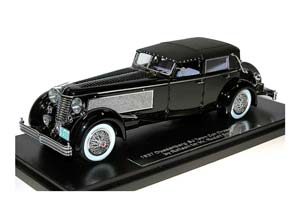 DUESENBERG SJ TOWN CAR CHASSIS 2405 BY ROLLSON FOR MR. RUDOLF BAUER FULLY CLOSED 1937 BLACK