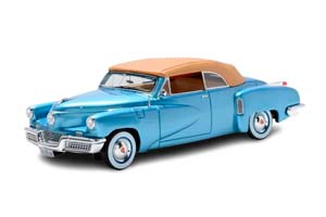 TUCKER TORPEDO CONVERTIBLE TOP UP 1948 BLUE