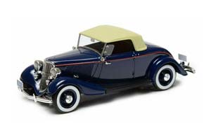 FORD MODEL 40 ROADSTER TOP UP 1933 BLUE
