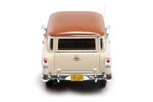 CHEVROLET BEL AIR BEAUVILLE WAGON 1956 BROWN/CREAM — фото 5