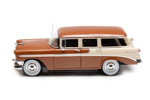CHEVROLET BEL AIR BEAUVILLE WAGON 1956 BROWN/CREAM — фото 6