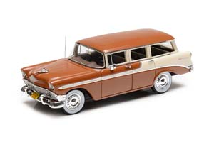 CHEVROLET BEL AIR BEAUVILLE WAGON 1956 BROWN/CREAM