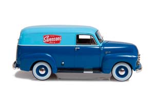 CHEVROLET 3100 DELIVERY TRACK 1949 BLUE — фото 7