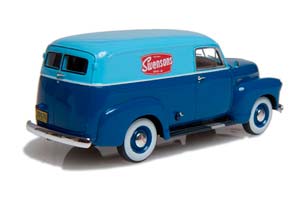 CHEVROLET 3100 DELIVERY TRACK 1949 BLUE — фото 2