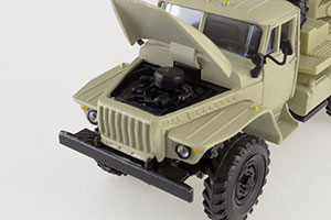 URALSKY TRUCK BM-21 GRAD (USSR RUSSIAN TRUCK) SAND BEIGE | УРАЛЬСКИЙ ГРУЗОВИК БМ-21 ГРАД ПЕСОЧНЫЙ ЭЛЕКОН — фото 5