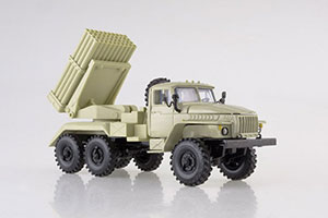 URALSKY TRUCK BM-21 GRAD (USSR RUSSIAN TRUCK) SAND BEIGE | УРАЛЬСКИЙ ГРУЗОВИК БМ-21 ГРАД ПЕСОЧНЫЙ ЭЛЕКОН — фото 6