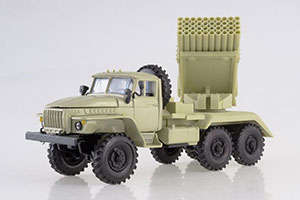 URALSKY TRUCK BM-21 GRAD (USSR RUSSIAN TRUCK) SAND BEIGE | УРАЛЬСКИЙ ГРУЗОВИК БМ-21 ГРАД ПЕСОЧНЫЙ ЭЛЕКОН — фото 7