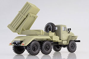 URALSKY TRUCK BM-21 GRAD (USSR RUSSIAN TRUCK) SAND BEIGE | УРАЛЬСКИЙ ГРУЗОВИК БМ-21 ГРАД ПЕСОЧНЫЙ ЭЛЕКОН — фото 8