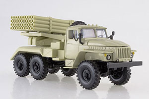 URALSKY TRUCK BM-21 GRAD (USSR RUSSIAN TRUCK) SAND BEIGE | УРАЛЬСКИЙ ГРУЗОВИК БМ-21 ГРАД ПЕСОЧНЫЙ ЭЛЕКОН — фото 9