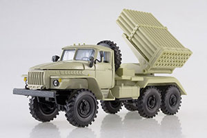 URALSKY TRUCK BM-21 GRAD (USSR RUSSIAN TRUCK) SAND BEIGE | УРАЛЬСКИЙ ГРУЗОВИК БМ-21 ГРАД ПЕСОЧНЫЙ ЭЛЕКОН — фото 10