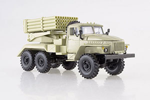 URALSKY TRUCK BM-21 GRAD (USSR RUSSIAN TRUCK) SAND BEIGE | УРАЛЬСКИЙ ГРУЗОВИК БМ-21 ГРАД ПЕСОЧНЫЙ ЭЛЕКОН — фото 2