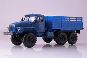 URALSKY TRUCK 4320 WITH TENTOM ALL BLUE (USSR RUSSIAN TRUCK) | УРАЛЬСКИЙ ГРУЗОВИК 4320 С ТЕНТОМ ВЕСЬ СИНИЙ ЭЛЕКОН — фото 5