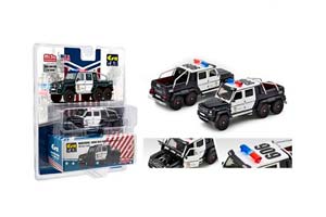 MERCEDES-BENZ G63 AMG 6X6 POLICE VERSION (2022) (ДЛИНА МОДЕЛИ 6-10 СМ)