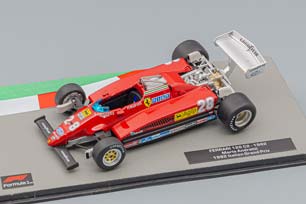 FERRARI F1 126C2 N 28 MONZA ITALY GP 1982 MARIO ANDRETTI, RED