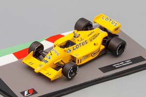 LOTUS F1 99T HONDA ELF N11 SEASON 1987 SATORU NAKAJIMA, YELLOW