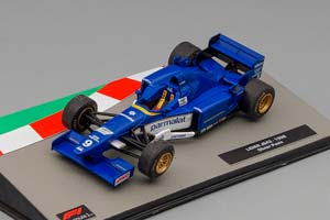 LIGIER F1 JS43 N 9 SEASON 1996 OLIVIER PANIS, BLUE / WHITE