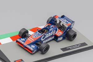 TOLEMAN F1 TG183B №36 SEASON 1983 BRUNO GIACOMELLI, BLUE / RED — фото 1