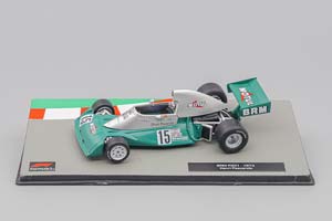 BRM F1 P201 N15 SEASON 1974 HENRI PESCAROLO, GREEN / SILVER — фото 5