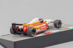 LOLA F1 T93/30 N 22 SEASON 1993 LUCA BADOER, RED / WHITE — фото 2