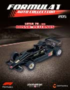 LOTUS F1 FORD 78 JPS N 6 SEASON 1978 RONNIE PETERSON, BLACK GOLD — фото 3