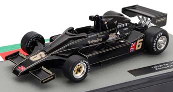 LOTUS F1 FORD 78 JPS N 6 SEASON 1978 RONNIE PETERSON, BLACK GOLD
