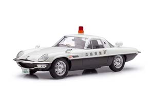MAZDA COSMO SPORT HIROSIMA POLICE ПОЛИЦИЯ ЯПОНИИ, БЕЛЫЙ С ЧЕРНЫМ