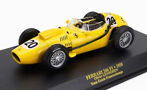 FERRARI F1 DINO 246 TEAM FRANCORCHAMPS №20 SEASON 1958 OLIVIER GENDEBIEN, YELLOW