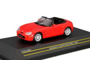 SUZUKI CAPPUCCINO CONVERTIBLE 1991 КРАСНЫЙ