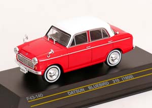 DATSUN BLUEBIRD 310 1959 RED WHITE / ДАЦУН БЛУЕБИРД 310 КРАСНЫЙ БЕЛЫЙ