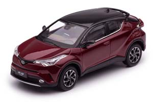 TOYOTA C-HR (IZOA) 2019 ТЕМНО-КРАСНЫЙ МЕТАЛЛИК С ЧЕРНЫМ