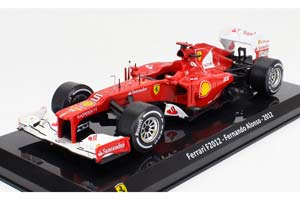 FERRARI F1 F2012 #5 2012 FERNANDO ALONSO RED/WHITE
