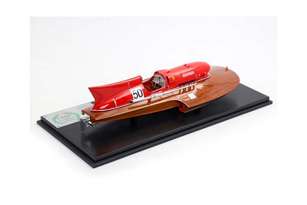 TIMOSSI FERRARI ARNO XI 1953 MOTORBOAT 1/18 SCALE NANDO DELL ORTO / ФЕРРАРИ ТИМОССИ АРНО КСИ 1953 МОТОРБОАТ 1 18 НАНДО ДЕЛЛ 1:18 — фото 4