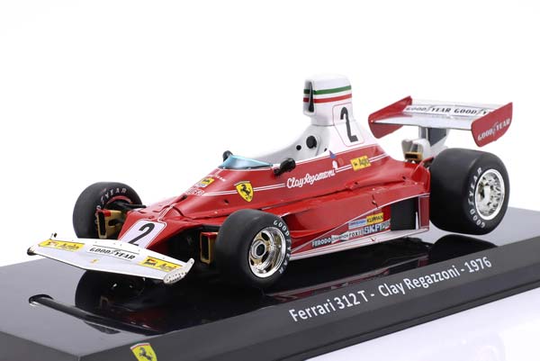 FERRARI 312T #2 FORMULA 1 1976 CLAY REGAZZONI / ФЕРРАРИ 312T ФОРМУЛА-1 КЛЕЙ РЕГАЦЦОНИ