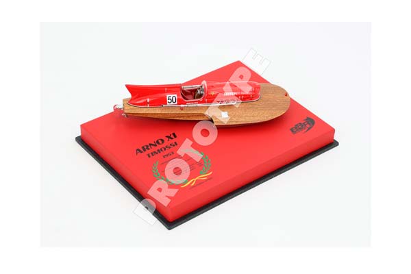 TIMOSSI FERRARI ARNO XI 1953 MOTORBOAT 1/43 SCALE NANDO DELL ORTO - LEATHER BASE / ФЕРРАРИ ТИМОССИ АРНО КСИ 1953 МОТОРБОАТ 1 43 НАНДО ДЕЛЛ 1:43 — фото 2