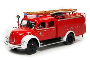 MAGIRUS-DEUTZ MERCUR TLF 15 1954 RED/WHITE / МАГИРУС-ДОЙЦ МЕРКУР TLF 15 1954 КРАСНО-БЕЛЫЙ