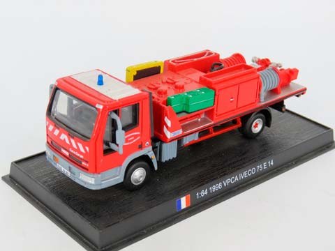 IVECO 75 E 14 VPCA 1998, RED (ДЛИНА МОДЕЛИ 6-10 СМ)