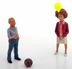 FIGURINE 2 KINDER DRIVER: TESSA UND NILS