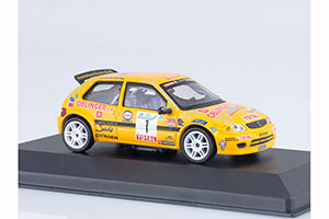 CITROEN SAXO KIT CAR SEBASTIEN LOEB DANIEL ELENA DES VINS MACON 1999 YELLOW — фото 3