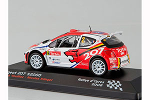 PEUGEOT-207 S2000 #2 NICOLAS VOUILLOZ NICOLAS KLINGER RALLYE DYPRES 2008 — фото 4