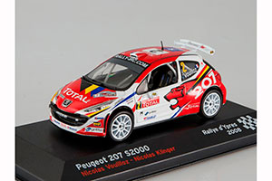 PEUGEOT-207 S2000 #2 NICOLAS VOUILLOZ NICOLAS KLINGER RALLYE DYPRES 2008 — фото 9