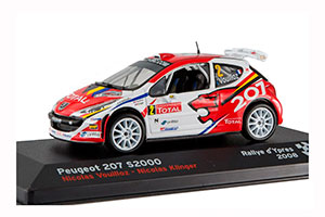 PEUGEOT-207 S2000 #2 NICOLAS VOUILLOZ NICOLAS KLINGER RALLYE DYPRES 2008