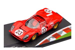 FERRARI 330 P4 24H DAYTONA 1967 DRIVERS: L.BANDINI / C. AMON #23, FERRARI RACING COLLECTION 2, RED