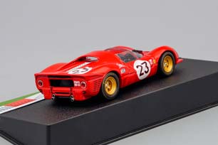 FERRARI 330 P4 24H DAYTONA 1967 DRIVERS: L.BANDINI / C. AMON #23, FERRARI RACING COLLECTION 2, RED — фото 2