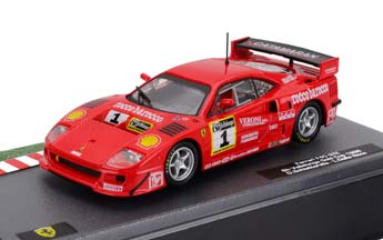 FERRARI F40 LM 3.5L TURBO V8 №1 WINNER 6H VALLELUNGA GOLD CUP 1996 DOMENICO MIMMO SCHIATTARELLA - LUCIANO DELLA NOCE, RED