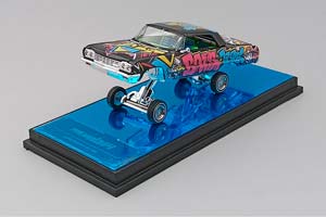 CHEVROLET IMPALA CONVERTIBLE LOWRIDER 1964 С ГРАФФИТИ / ШЕВРОЛЕ ИМПАЛА КАБРИОЛЕТ ЛОВРИДЕР ЧЕРНЫЙ
